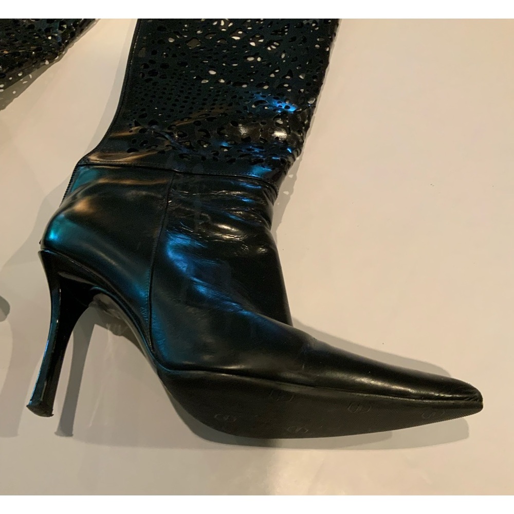 CasadeiI leather lace boots sz 10 B - Picture 4 of 11
